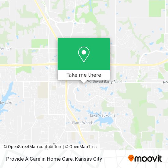 Provide A Care in Home Care map