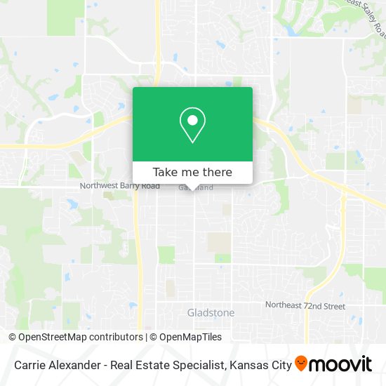 Carrie Alexander - Real Estate Specialist map