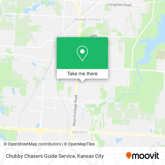 Chubby Chasers Guide Service map