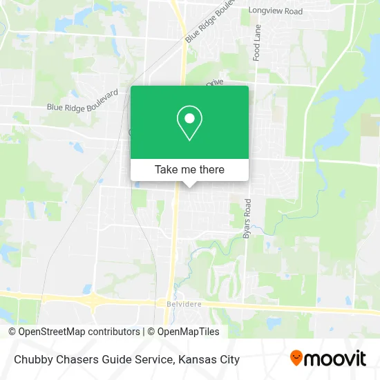 Chubby Chasers Guide Service map