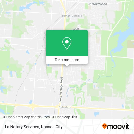 La Notary Services map