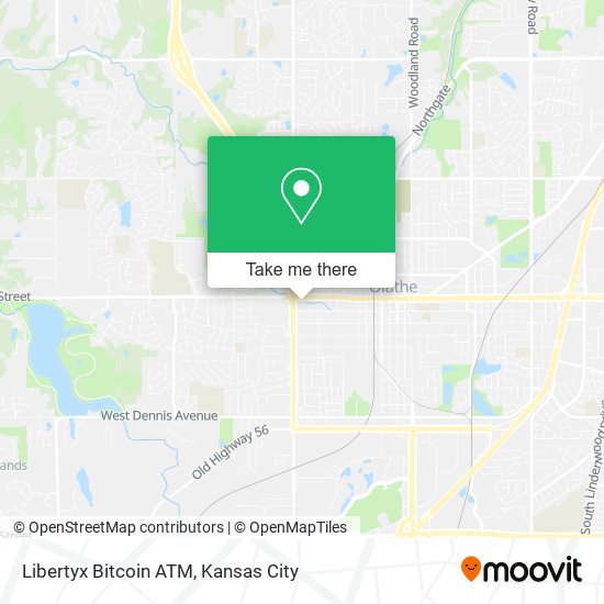 Mapa de Libertyx Bitcoin ATM