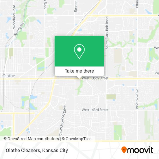 Olathe Cleaners map