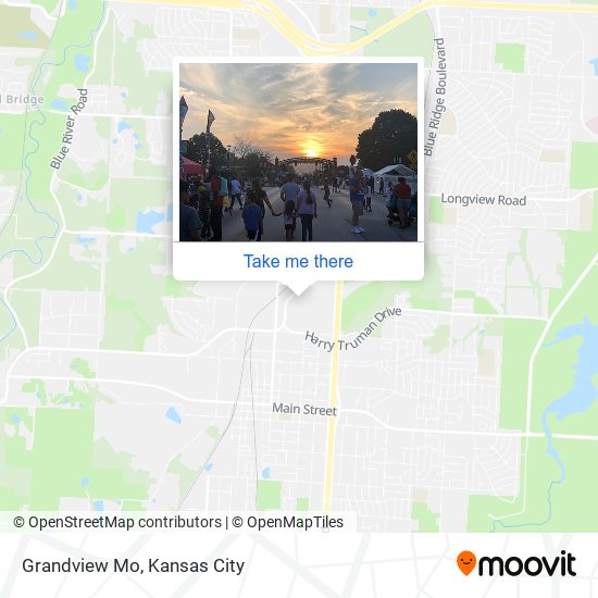 Grandview Mo map