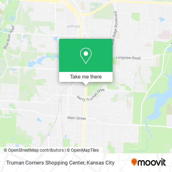 Mapa de Truman Corners Shopping Center