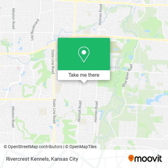Rivercrest Kennels map