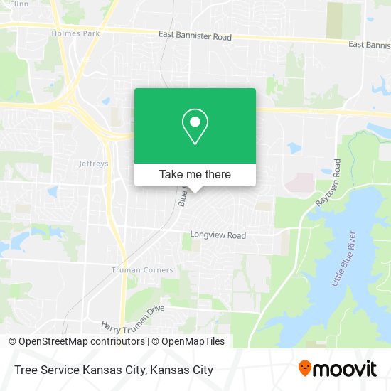 Tree Service Kansas City map
