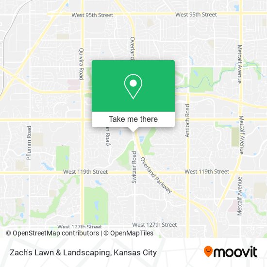 Zach's Lawn & Landscaping map