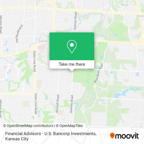 Mapa de Financial Advisors - U.S. Bancorp Investments