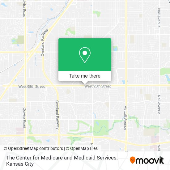 Mapa de The Center for Medicare and Medicaid Services