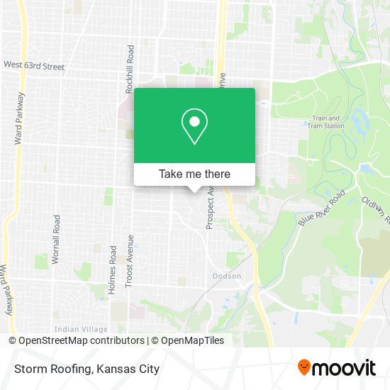 Storm Roofing map