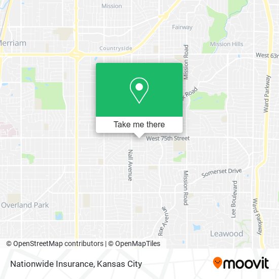 Nationwide Insurance map