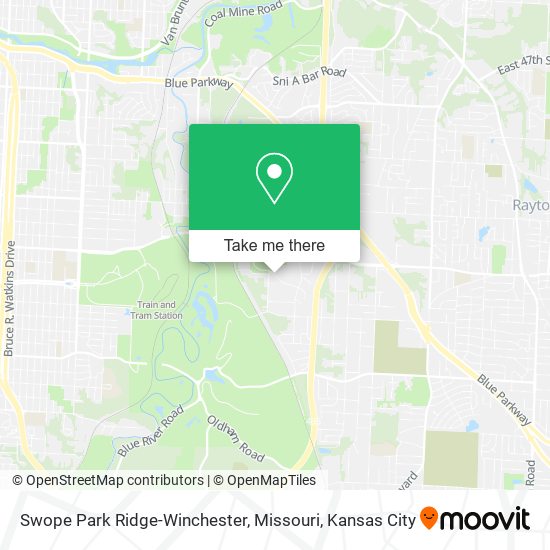 Mapa de Swope Park Ridge-Winchester, Missouri