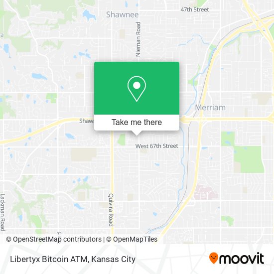 Mapa de Libertyx Bitcoin ATM