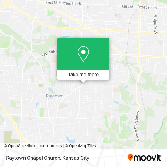 Raytown Chapel Church map