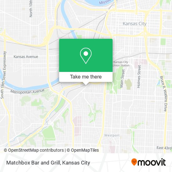 Matchbox Bar and Grill map