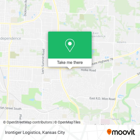 Irontiger Logistics map