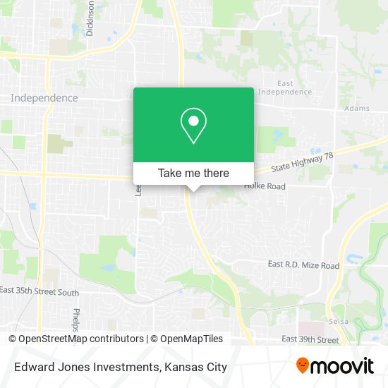 Mapa de Edward Jones Investments