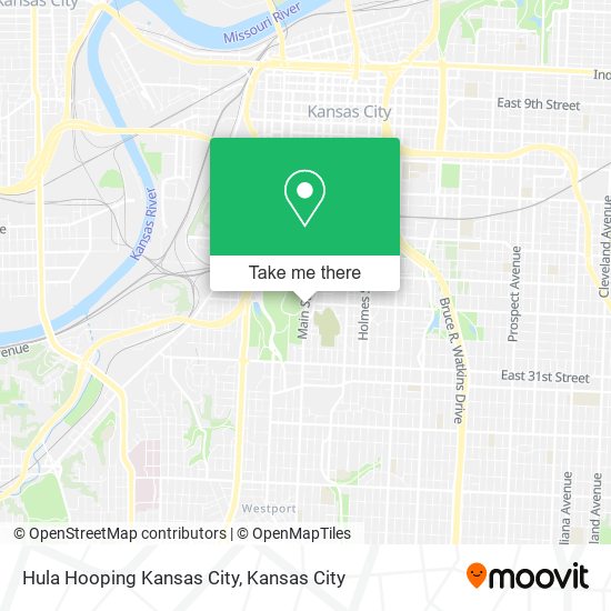 Hula Hooping Kansas City map