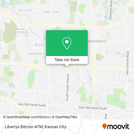 Mapa de Libertyx Bitcoin ATM