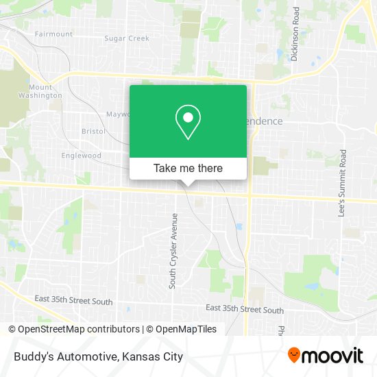 Mapa de Buddy's Automotive