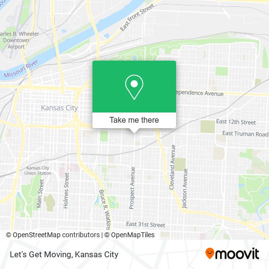 Let's Get Moving map