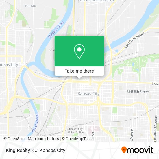 King Realty KC map