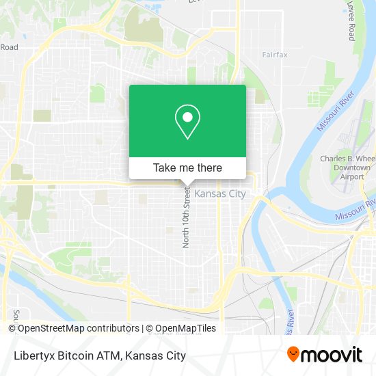 Mapa de Libertyx Bitcoin ATM