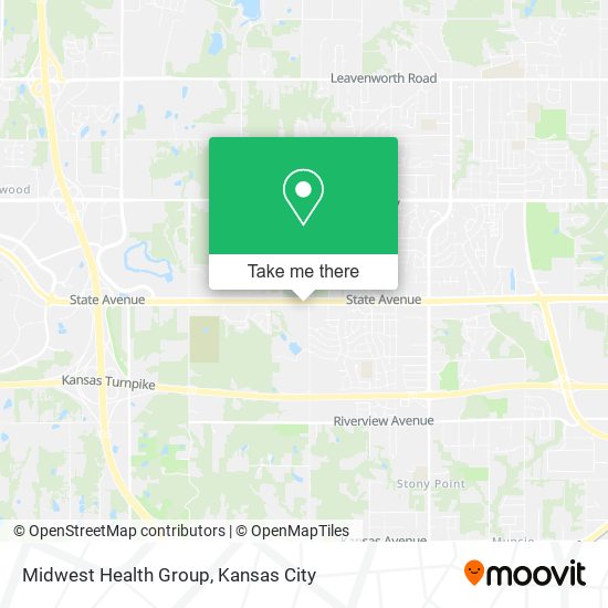 Midwest Health Group map