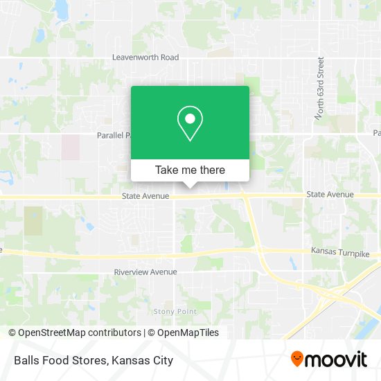 Balls Food Stores map