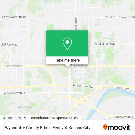 Wyandotte County Ethnic Festival map