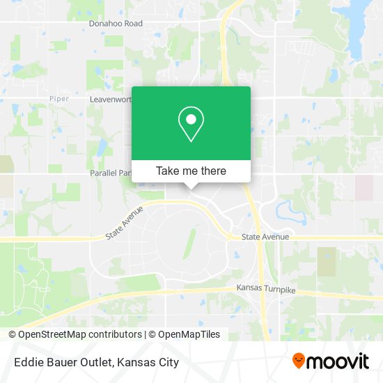 Mapa de Eddie Bauer Outlet