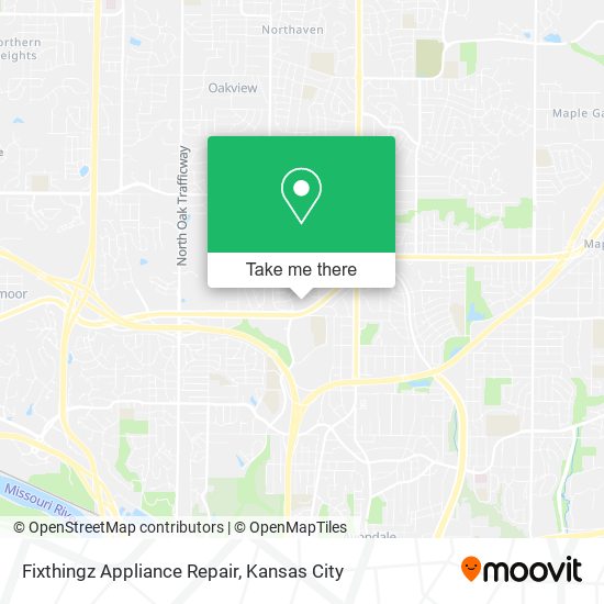 Mapa de Fixthingz Appliance Repair