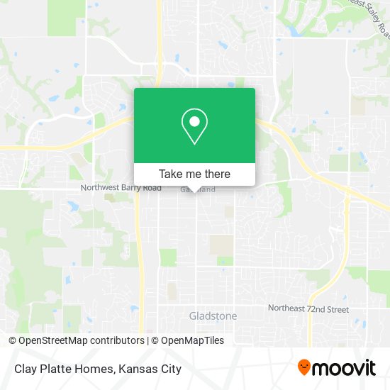 Mapa de Clay Platte Homes