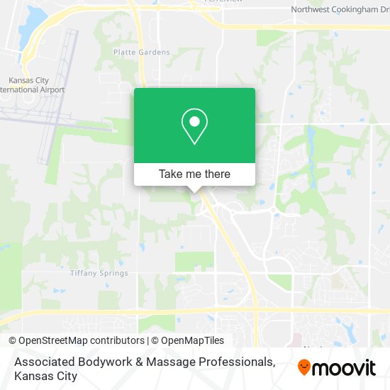 Associated Bodywork & Massage Professionals map