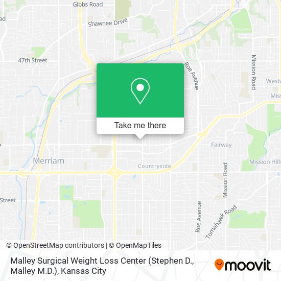 Malley Surgical Weight Loss Center (Stephen D., Malley M.D.) map