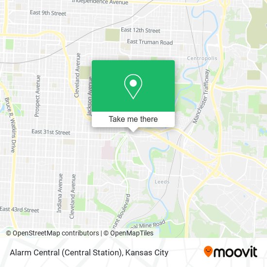 Alarm Central (Central Station) map