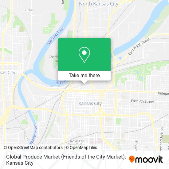 Mapa de Global Produce Market (Friends of the City Market)