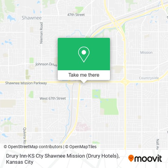 Drury Inn-KS Cty Shawnee Mission (Drury Hotels) map