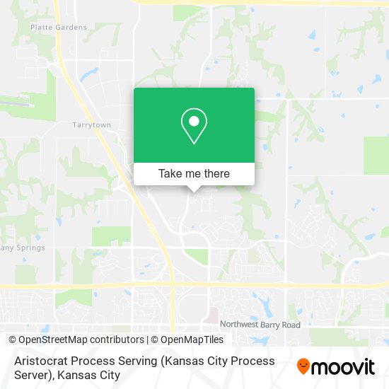 Mapa de Aristocrat Process Serving (Kansas City Process Server)