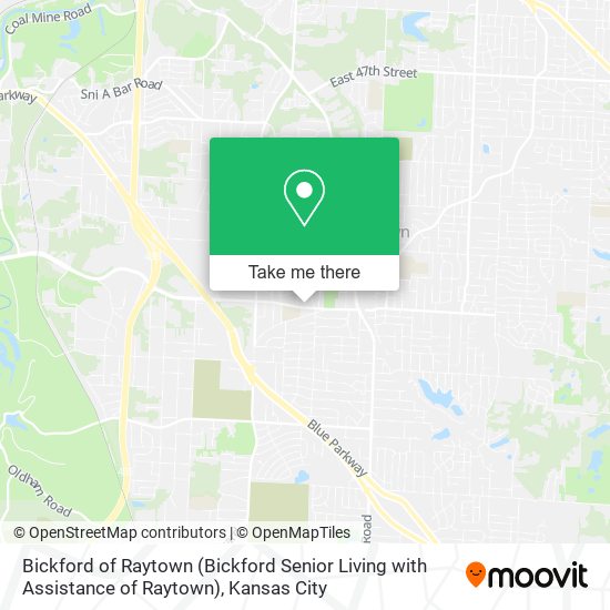 Bickford of Raytown (Bickford Senior Living with Assistance of Raytown) map