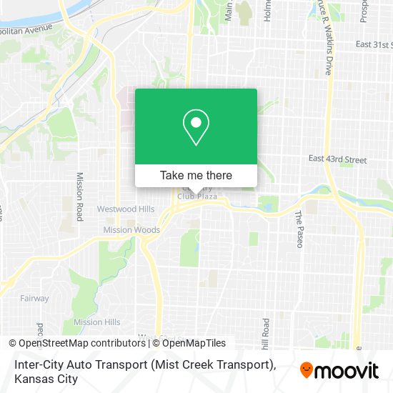 Inter-City Auto Transport (Mist Creek Transport) map