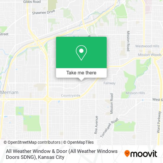 All Weather Window & Door (All Weather Windows Doors SDNG) map