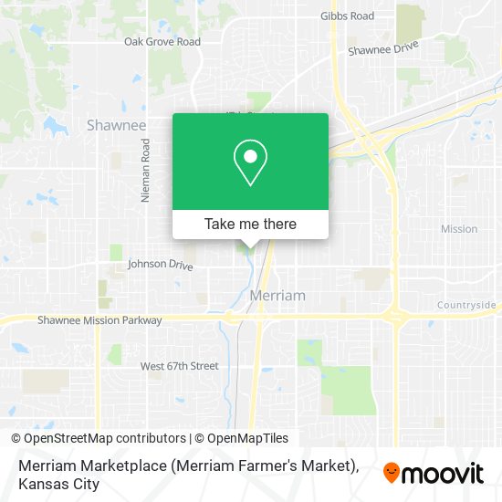 Mapa de Merriam Marketplace (Merriam Farmer's Market)