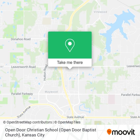 Mapa de Open Door Christian School (Open Door Baptist Church)