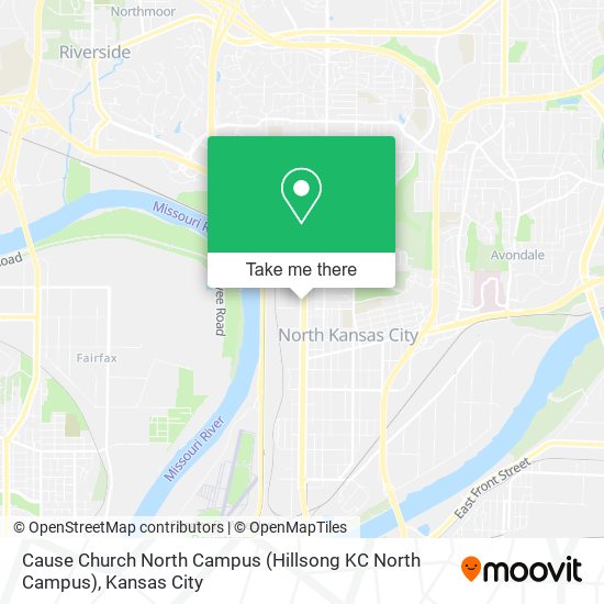 Cause Church North Campus (Hillsong KC North Campus) map