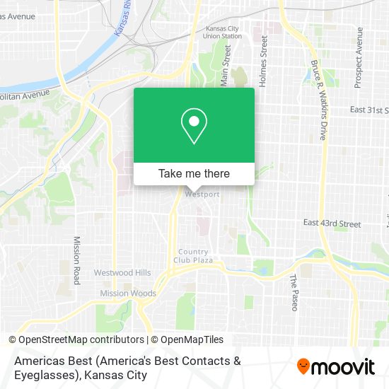 Mapa de Americas Best (America's Best Contacts & Eyeglasses)