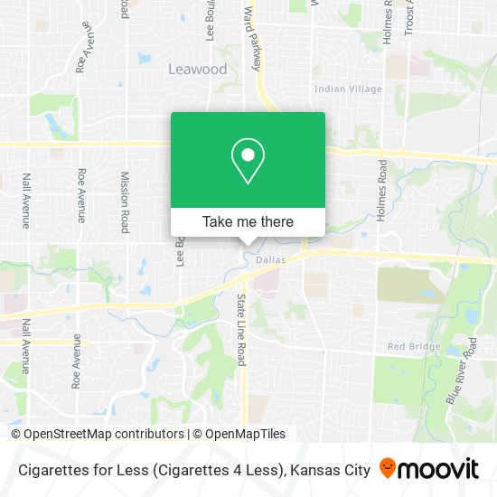 Mapa de Cigarettes for Less (Cigarettes 4 Less)