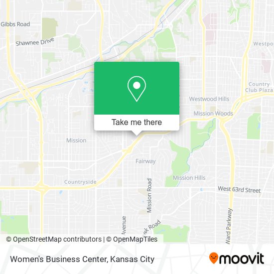 Women's Business Center map