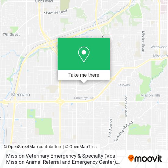 Mission Veterinary Emergency & Specialty (Vca Mission Animal Referral and Emergency Center) map